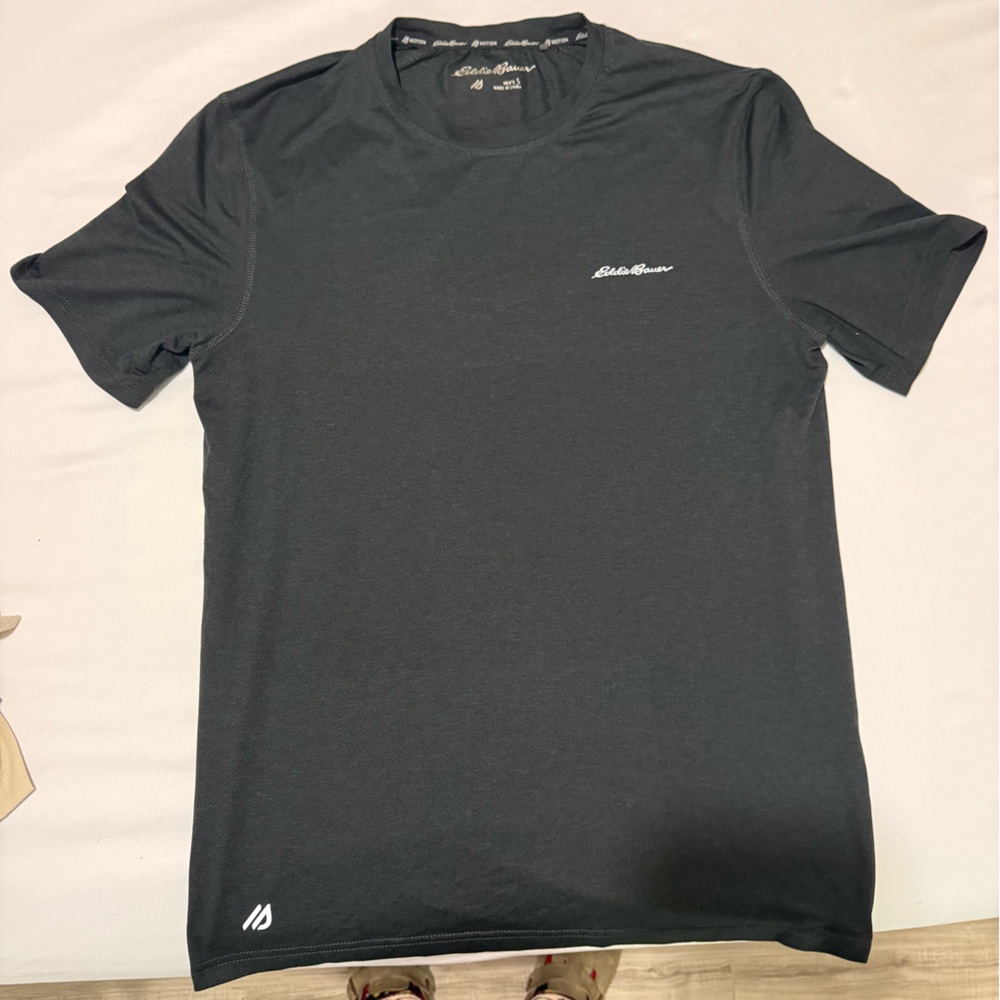 Eddie Bauer Dark Gray Men's Workout Shirt